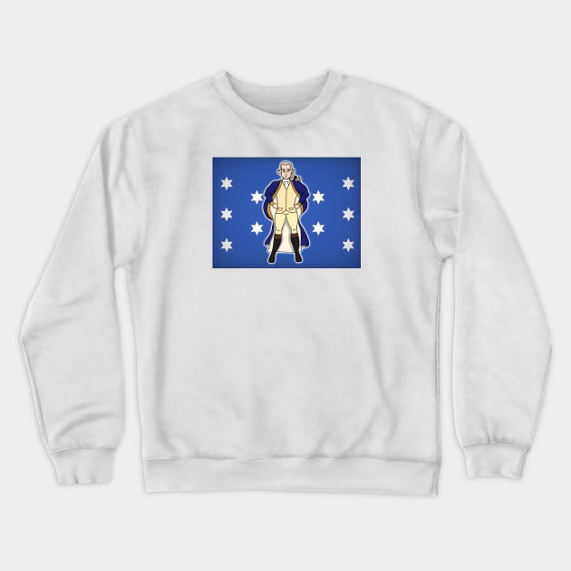 Superhero Commander in Chief Crewneck Sweatshirt by Aeriskate